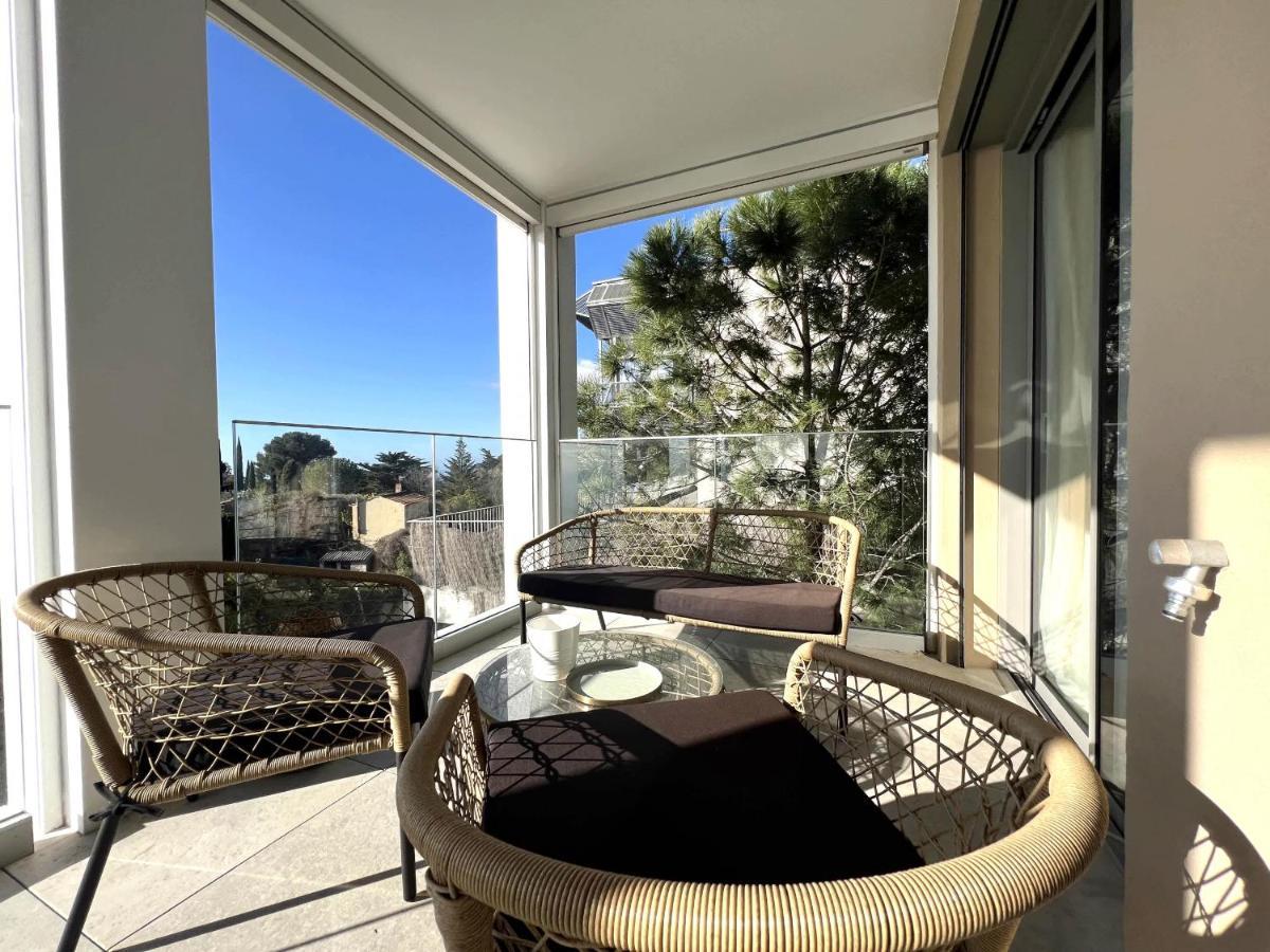 Magnifique 3 Pieces Vue Mer - Eze Appartement Buitenkant foto